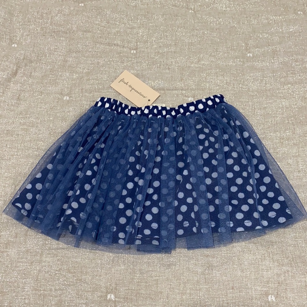 BRAND NEW Trendy Girls Polkadot Skirt